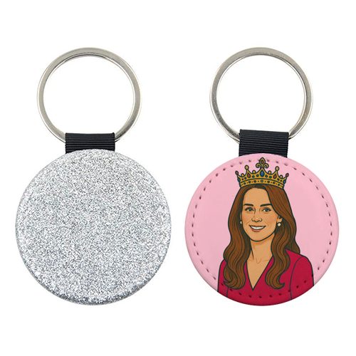 Princess Kate - keyring by Ms Doodle