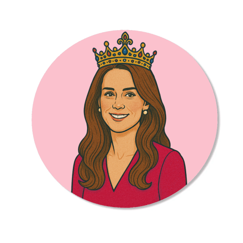 Princess Kate - Magnet by Ms Doodle