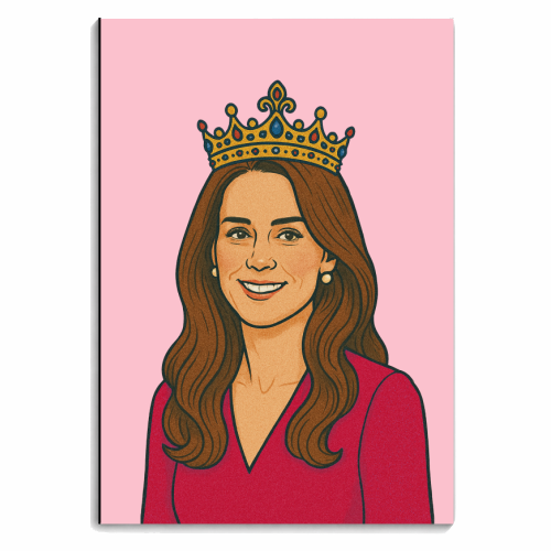 Princess Kate - personalised A4, A5, A6 notebook by Ms Doodle