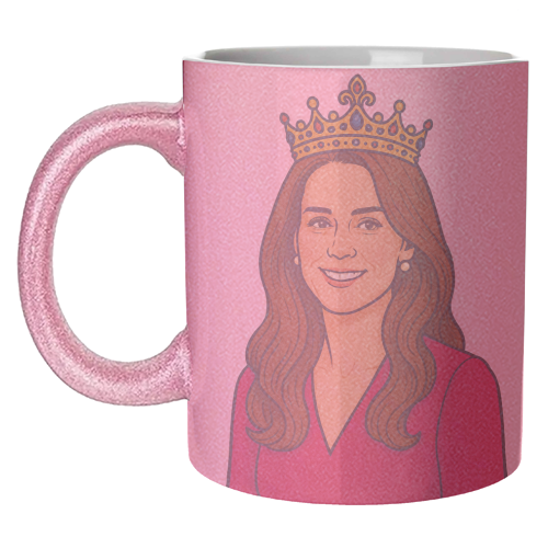 Princess Kate - unique mug by Ms Doodle