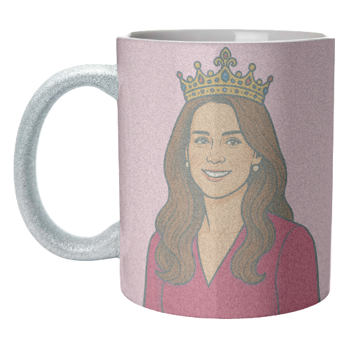 Princess Kate - unique mug by Ms Doodle