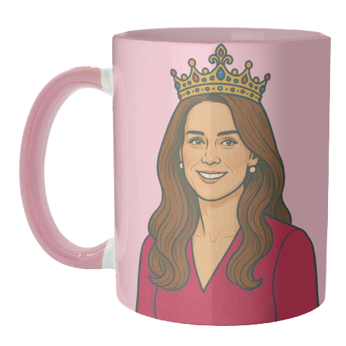 Princess Kate - unique mug by Ms Doodle