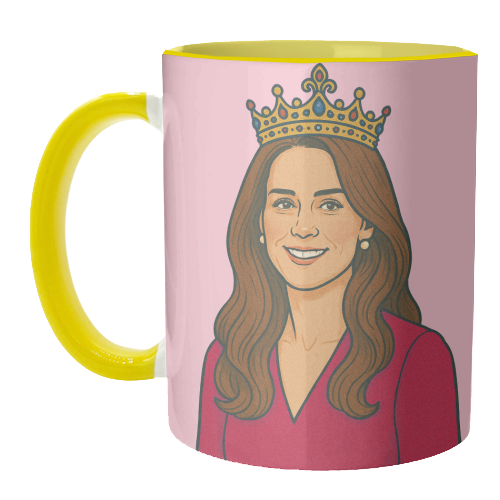 Princess Kate - unique mug by Ms Doodle