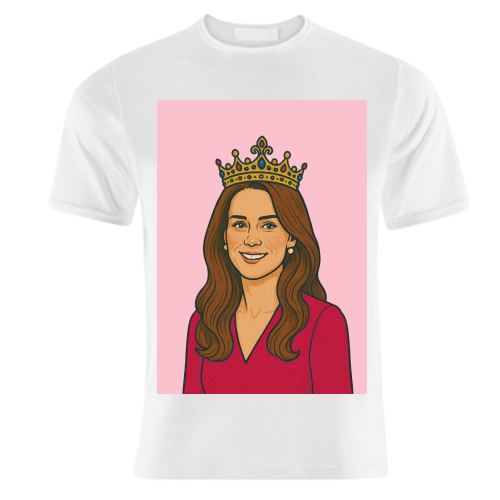 Princess Kate - unique t shirt by Ms Doodle