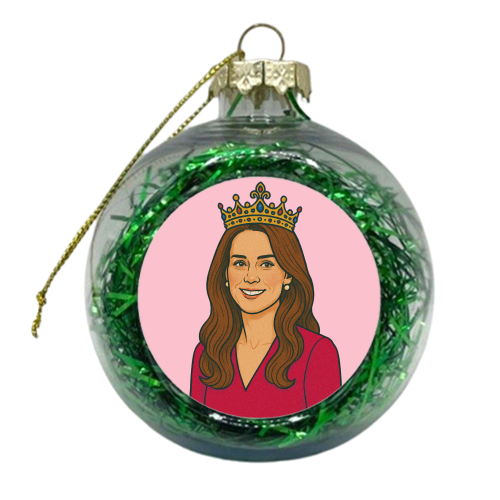 Princess Kate - xmas bauble by Ms Doodle