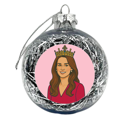 Princess Kate - xmas bauble by Ms Doodle