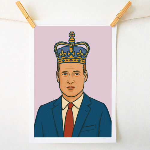 William - A1 - A4 art print by Ms Doodle