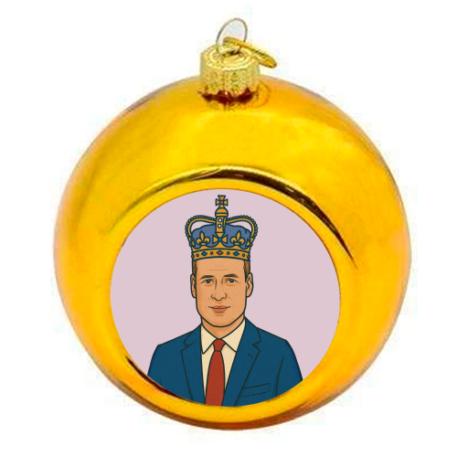 William - colourful christmas bauble by Ms Doodle