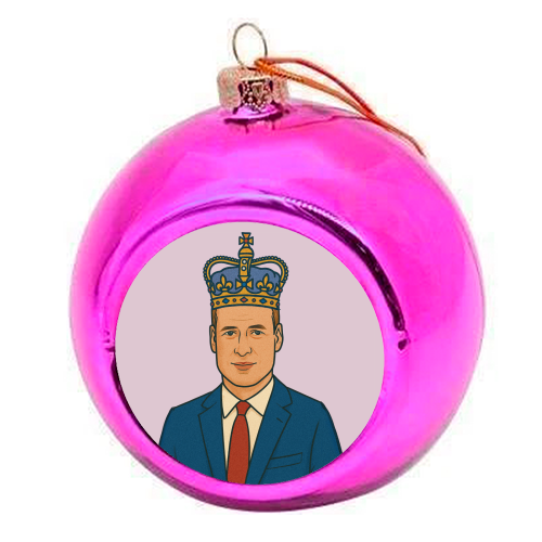 William - colourful christmas bauble by Ms Doodle