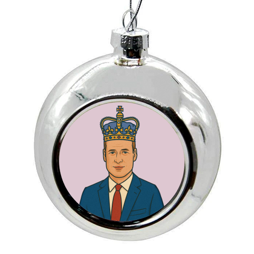 William - colourful christmas bauble by Ms Doodle