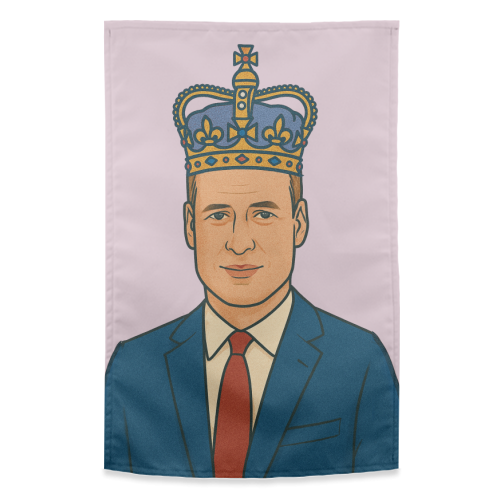 William - funny tea towel by Ms Doodle