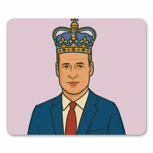 William - mouse mat by Ms Doodle