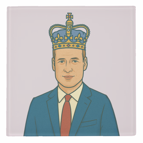 William - personalised beer coaster by Ms Doodle