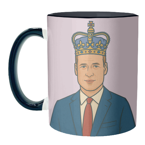William - unique mug by Ms Doodle