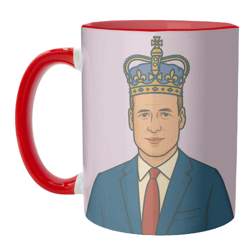 William - unique mug by Ms Doodle