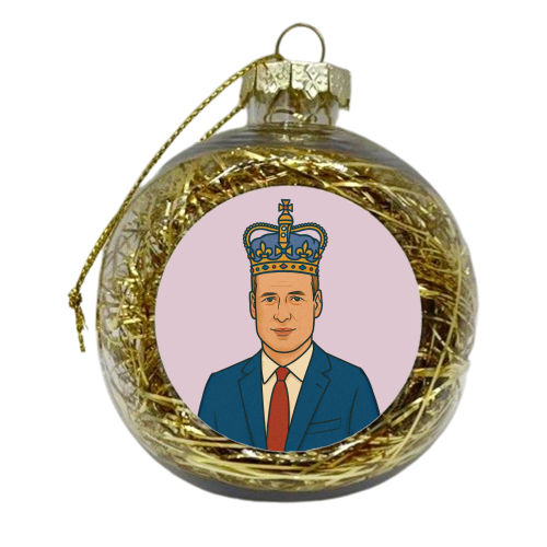 William - xmas bauble by Ms Doodle