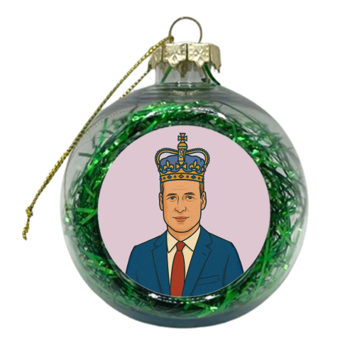 William - xmas bauble by Ms Doodle