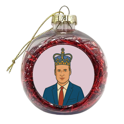 William - xmas bauble by Ms Doodle