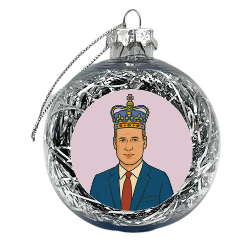 William - xmas bauble by Ms Doodle