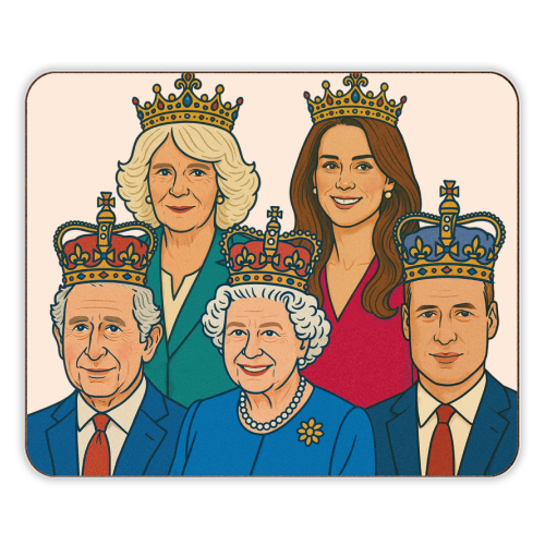 The Royal Family - designer placemat by Ms Doodle