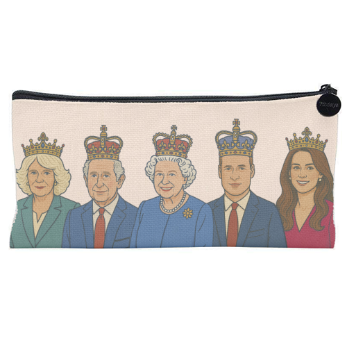 The Royal Family - flat pencil case by Ms Doodle