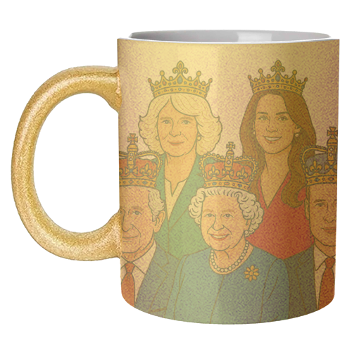 The Royal Family - unique mug by Ms Doodle