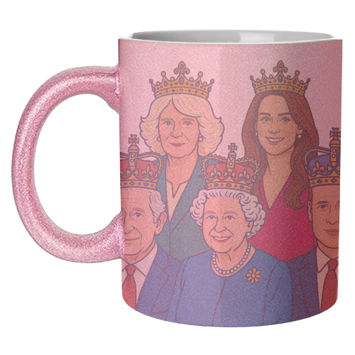 The Royal Family - unique mug by Ms Doodle