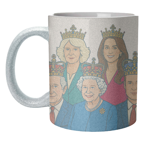 The Royal Family - unique mug by Ms Doodle