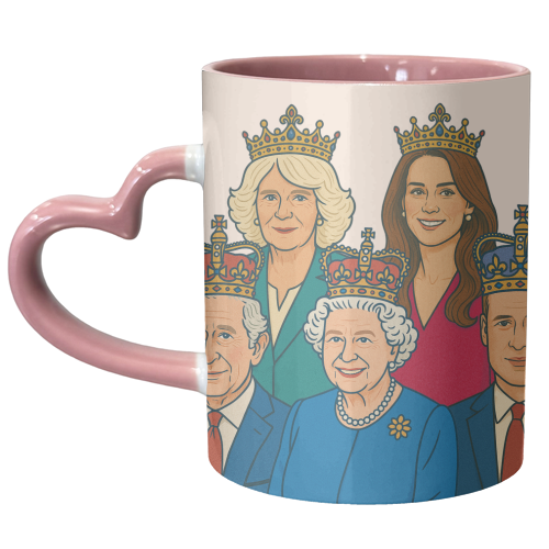 The Royal Family - unique mug by Ms Doodle