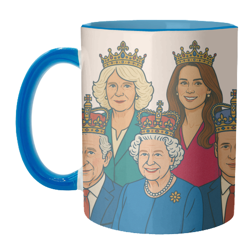 The Royal Family - unique mug by Ms Doodle