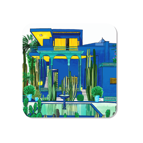 Jardin Majorelle - Magnet by Katie Clement