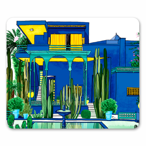 Jardin Majorelle - mouse mat by Katie Clement