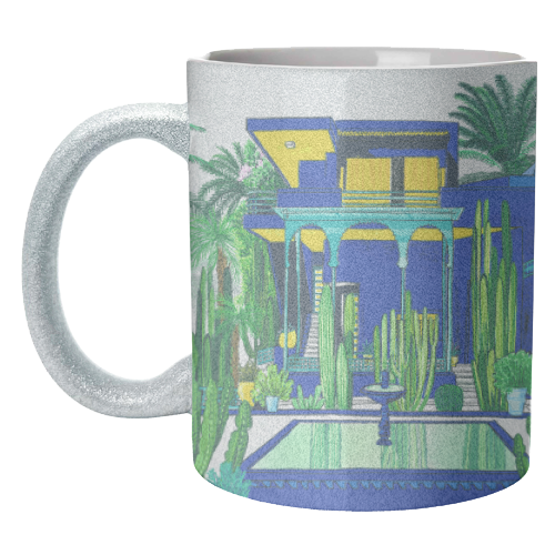 Jardin Majorelle - unique mug by Katie Clement