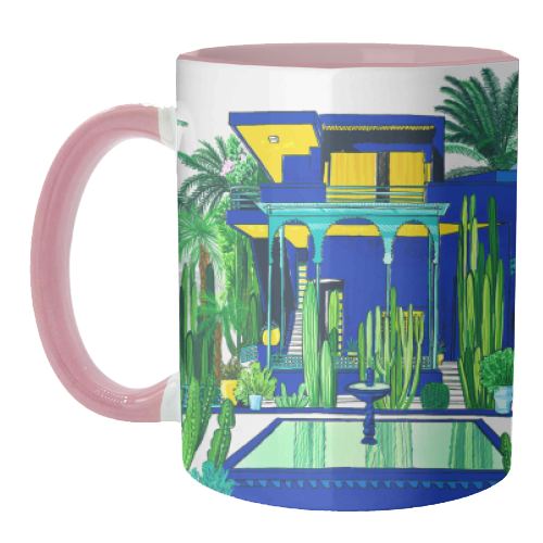 Jardin Majorelle - unique mug by Katie Clement
