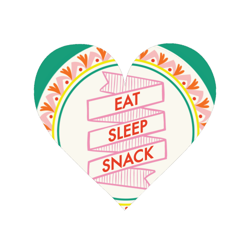 Pattern Series Live Eat Sleep Snack - Magnet by AbiGoLucky