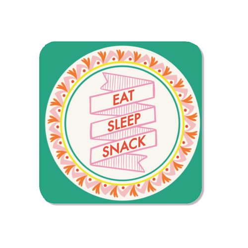Pattern Series Live Eat Sleep Snack - Magnet by AbiGoLucky