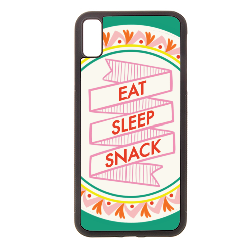 Pattern Series Live Eat Sleep Snack - stylish phone case by AbiGoLucky