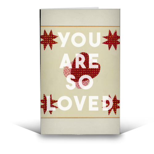 You Are So Loved - funny greeting card by The 13 Prints