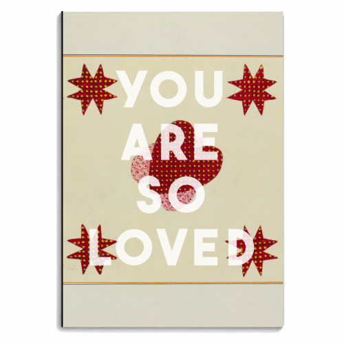 You Are So Loved - personalised A4, A5, A6 notebook by The 13 Prints