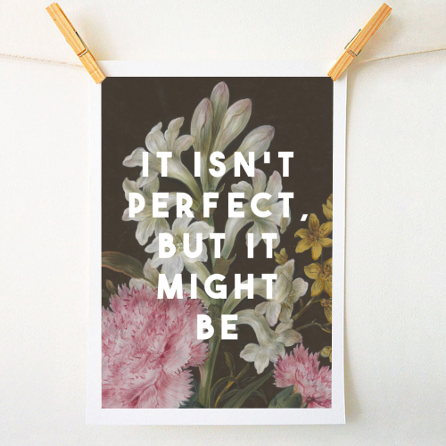 It Isn't Perfect But It Might Be | Olivia Dean - A1 - A4 art print by The 13 Prints
