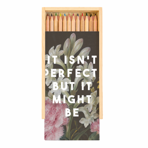 It Isn't Perfect But It Might Be | Olivia Dean - Coloured Pencils with Box by The 13 Prints