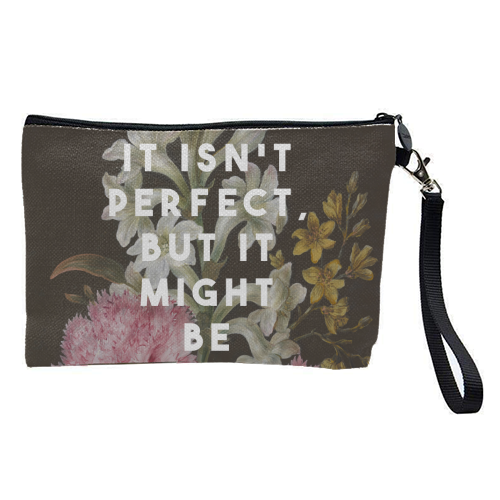 It Isn't Perfect But It Might Be | Olivia Dean - pretty makeup bag by The 13 Prints