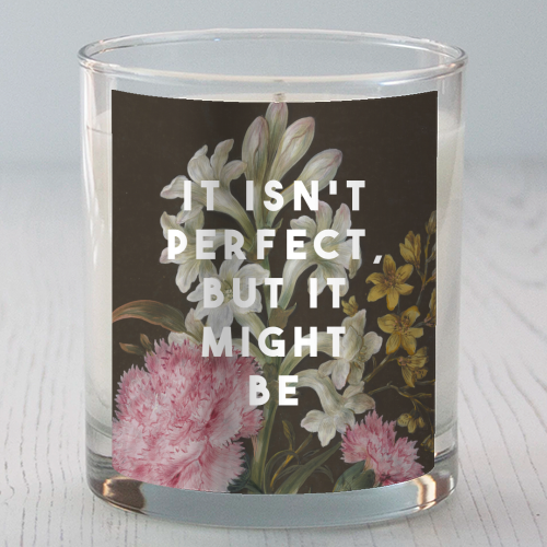 It Isn't Perfect But It Might Be | Olivia Dean - scented candle by The 13 Prints