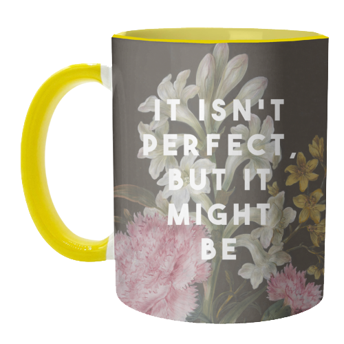 It Isn't Perfect But It Might Be | Olivia Dean - unique mug by The 13 Prints