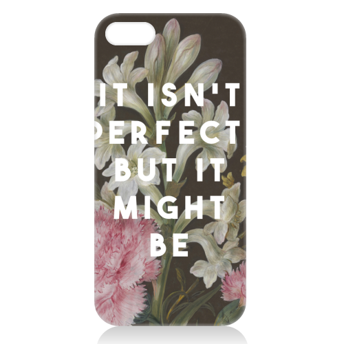 It Isn't Perfect But It Might Be | Olivia Dean - unique phone case by The 13 Prints