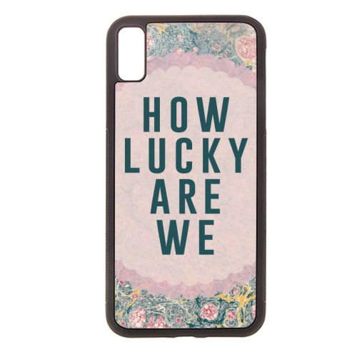 How Lucky Are We - stylish phone case by The 13 Prints