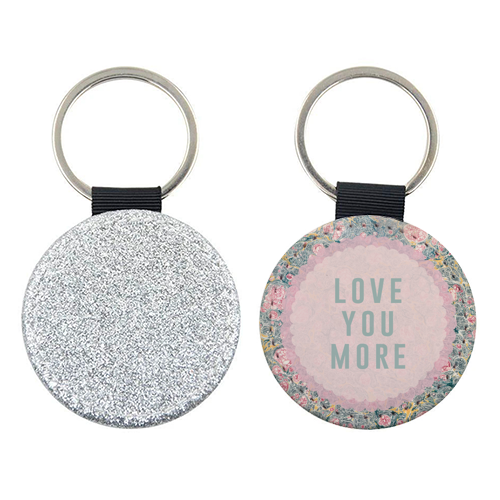 Love You More - keyring by The 13 Prints