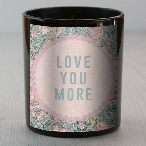 Love You More - scented candle by The 13 Prints