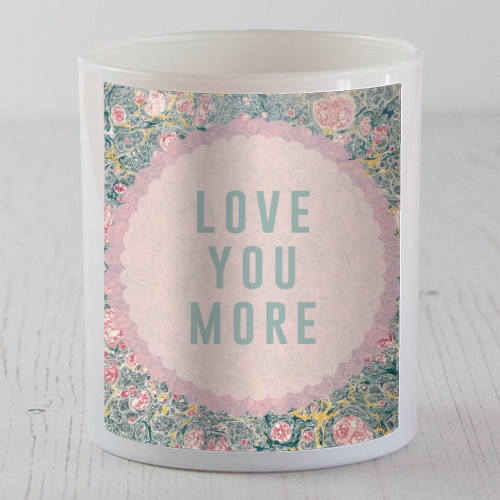 Love You More - scented candle by The 13 Prints