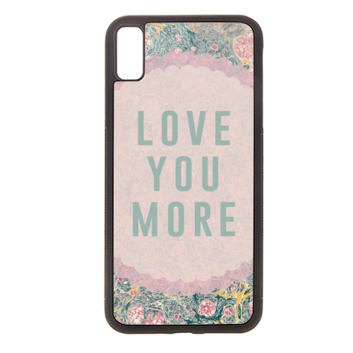 Love You More - stylish phone case by The 13 Prints